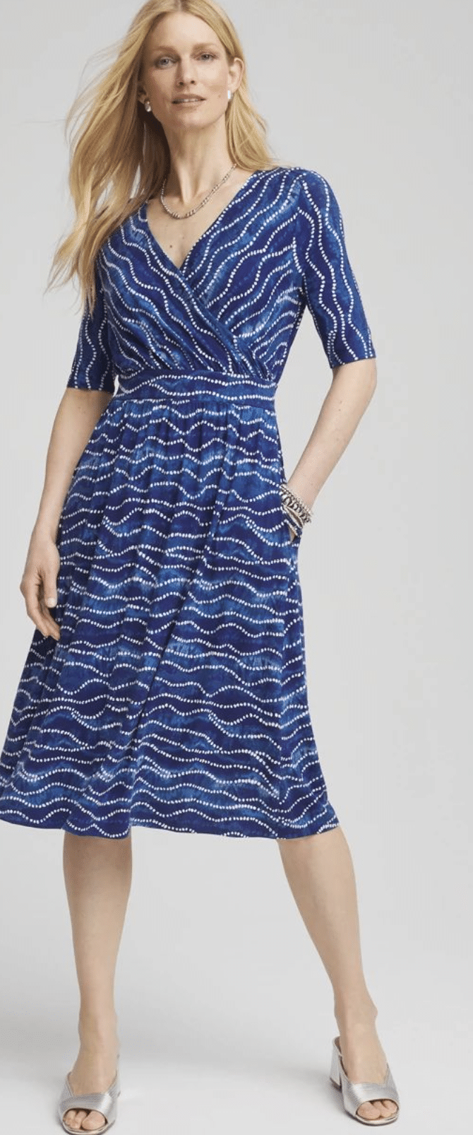 Church Dresses For Women Over 50 ocean wave print blue dress tania stephens fashion blogger